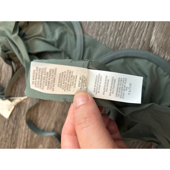 NWT Aerie Smoothez Balconette Mesh Wired Full Coverage Bra In Green Size 34D - Picture 3 of 4